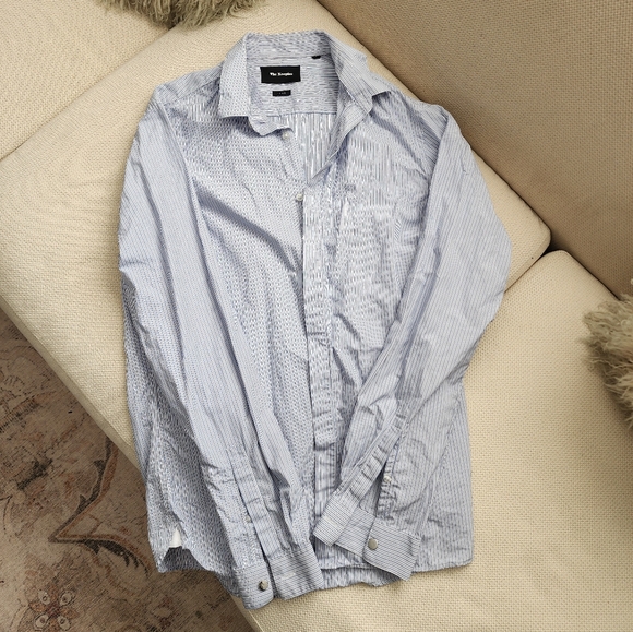 The Kooples Striped Fitted Dress Shirt - Picture 1 of 5